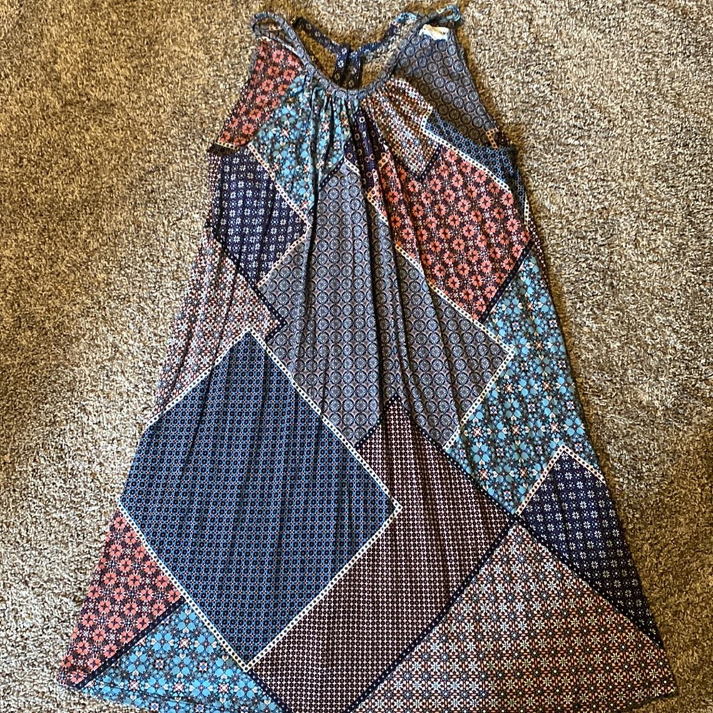 2/$10 Medium Patchwork Dress Artisanny boho Summer